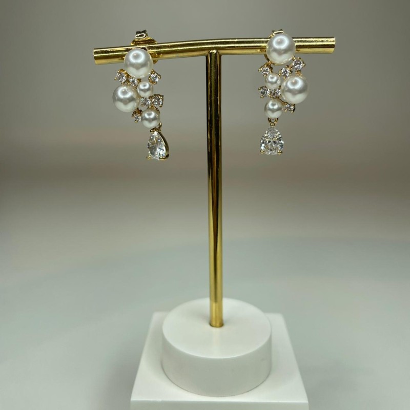 Aro Perla con Strass